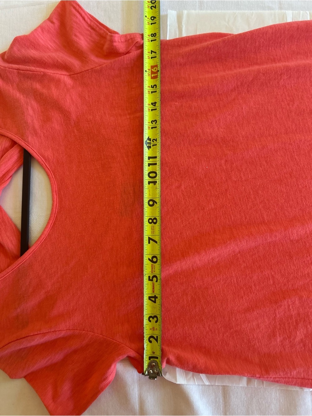 GAP Coral Twist Back T-Shirt Dress size Medium - Picture 4 of 6